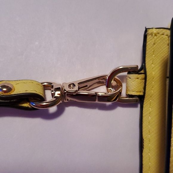 NEW Michael Kors Jet Set Large Double Zip Wallet Wristlet in Buttercup Yellow - Picture 12 of 12